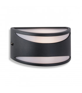 Meridian 1 Light Wall Light - 60W Black IP65