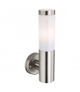 Plaza 1 Light Wall Light Stainless Steel IP44
