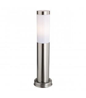 Plaza 1 Light Small Bollard Post Stainless Steel IP44