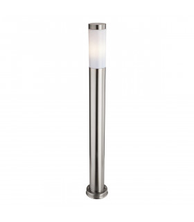 Plaza 1 Light Tall Bollard Post Stainless Steel IP44