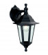 Malmo 1 Light Outdoor Wall Lantern - Uplight/Downlight Black Resin IP44