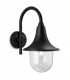 Astra 1 Light Lantern - Wall Light Black Resin IP44