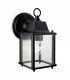 Coach 1 Light Lantern - Wall Light Black