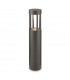 Delta LED 1 Light Small Bollard Post Graphite IP54