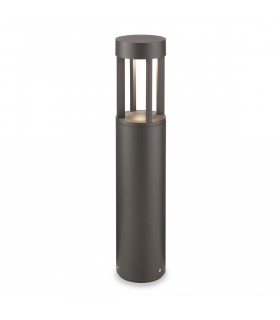 Delta LED 1 Light Small Bollard Post Graphite IP54