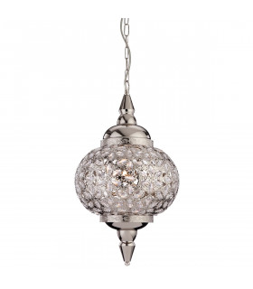 Taj 1 Light Ceiling Pendant Chrome