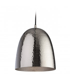 Assam 1 Light Dome Ceiling Pendant Nickel