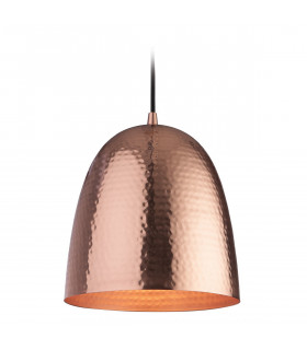 Assam 1 Light Dome Ceiling Pendant Copper