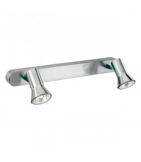 Magnum 2 Light Spotlights Bar Light Brushed Steel