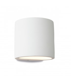 Nina 1 Light Plaster Indoor Wall Light White