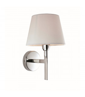 Transition 1 Light Single Indoor Wall Light Polished Stainless Steel