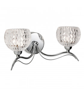 Blanche 2 Light Indoor Wall Light Chrome