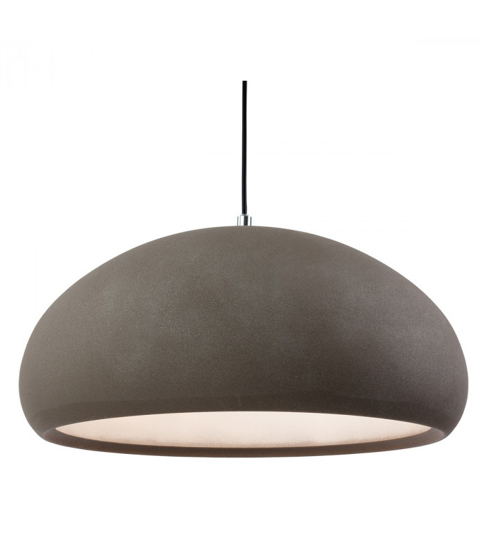 Costa 1 Light Dome Ceiling Pendant Rough Sand Concrete
