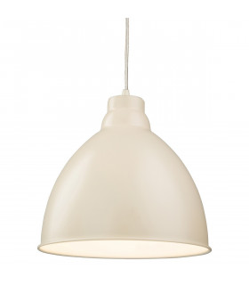 Union 1 Light Dome Ceiling Pendant Cream