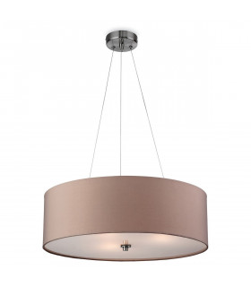 Phoenix 3 Light Round Ceiling Pendant Taupe