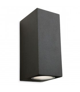 Capital LED 2 Light Outdoor Up Down Wall Light Graphite IP54