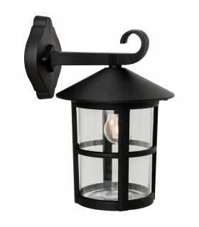 Stratford 1 Light Outdoor Wall Lantern - Downlight Black IP44