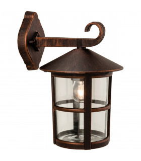 Stratford 1 Light Outdoor Wall Lantern Downlight Bronze IP44