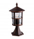 Stratford 1 Light Outdoor Lantern Pillar Bronze IP44