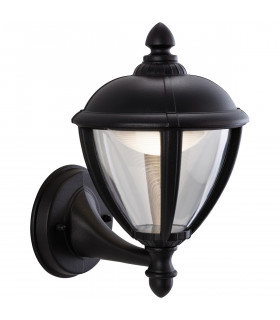 Unite LED Outdoor Wall Lantern Uplight Black IP44