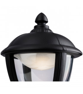 Unite LED Outdoor Wall Lantern Uplight Black IP44-2