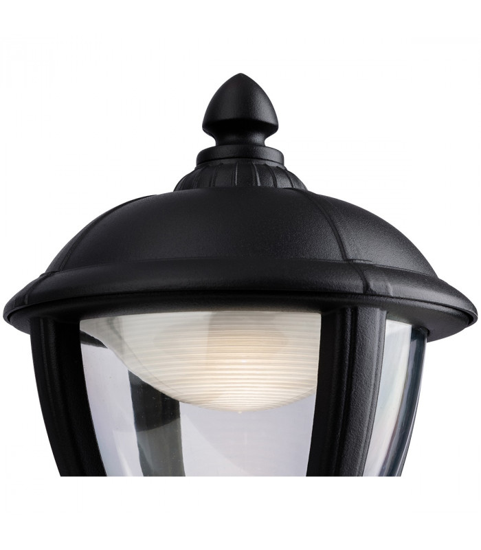 Unite LED Outdoor Wall Lantern Uplight Black IP44-2