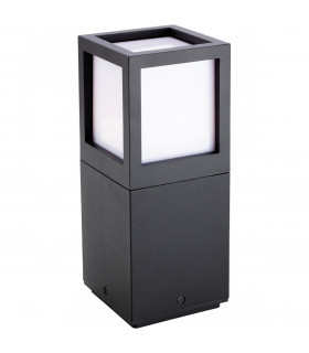Evo LED 1 Light Outdoor Small Bollard Light Graphite IP54