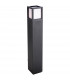 Evo LED 1 Light Outdoor Tall Bollard Light Graphite IP54