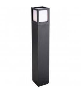 Evo LED 1 Light Outdoor Tall Bollard Light Graphite IP54