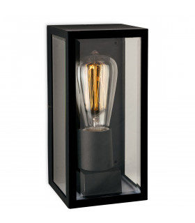 Dallas 1 Light Outdoor Wall Lantern Black IP44