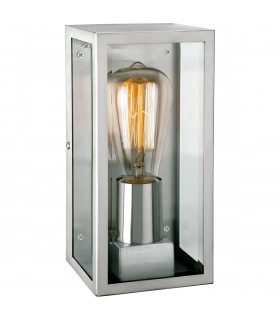 Dallas 1 Light Outdoor Wall Light Stainless Steel IP44