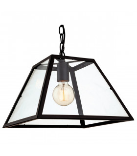 Kew 1 Light Ceiling Pendant Black