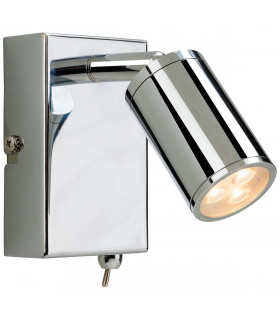 Orion LED 3 Light Indoor Wall Spotlight (Switched) Chrome