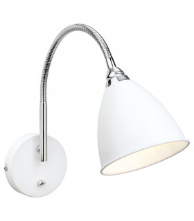 Bari 1 Light Indoor Wall Light (Switched) White