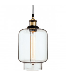 Empire 1 Light Ceiling Pendant Antique Brass