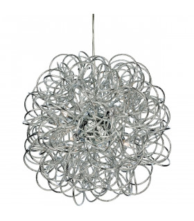 Stella 6 Light Ribbon Ceiling Pendant Chrome