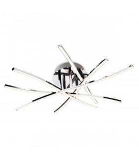 Caprice Integrated LED 5 Light Flush Light Chrome