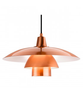 Olsen 1 Light Dome Ceiling Pendant Brushed Copper