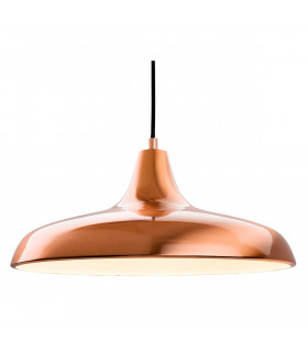 Curtis 1 Light Dome Ceiling Pendant Brushed Copper
