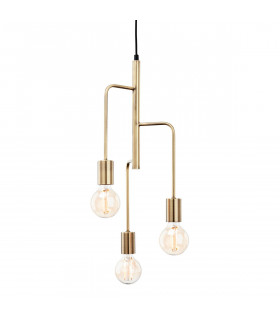 Roxy 3 Light Cluster Pendant Antique Brass