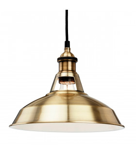 Albany 1 Light Dome Ceiling Pendant Antique Brass
