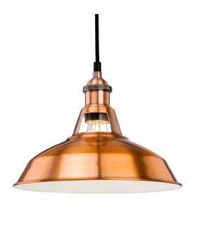 Albany 1 Light Dome Ceiling Pendant Brushed Copper