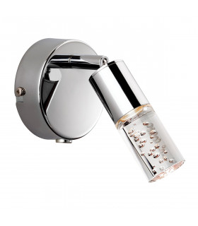 Focus LED 1 Light Indoor Wall Light (Switched) Chrome