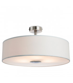 Madison 3 Light Semi Flush Light Cream