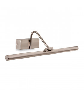 LED 1 Light Picture Wall Light Brushed Steel