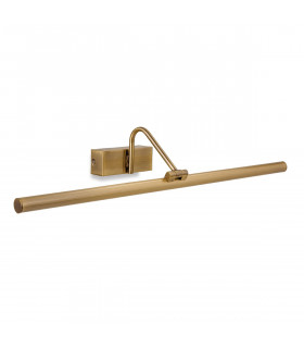 LED 1 Light Picture Wall Light Antique Brass