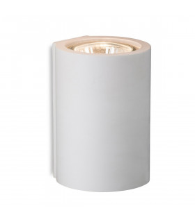 Wells 1 Light Single Plaster Indoor Wall Light White