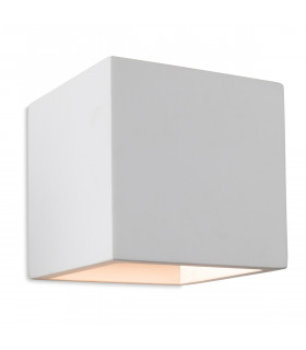 Troy 1 Light Plaster Indoor Wall Light White