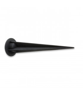 LED 1 Light Outdoor Wall Light & Spike Spot Black IP44-2