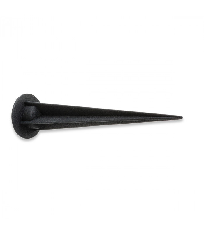 LED 1 Light Outdoor Wall Light & Spike Spot Black IP44-2